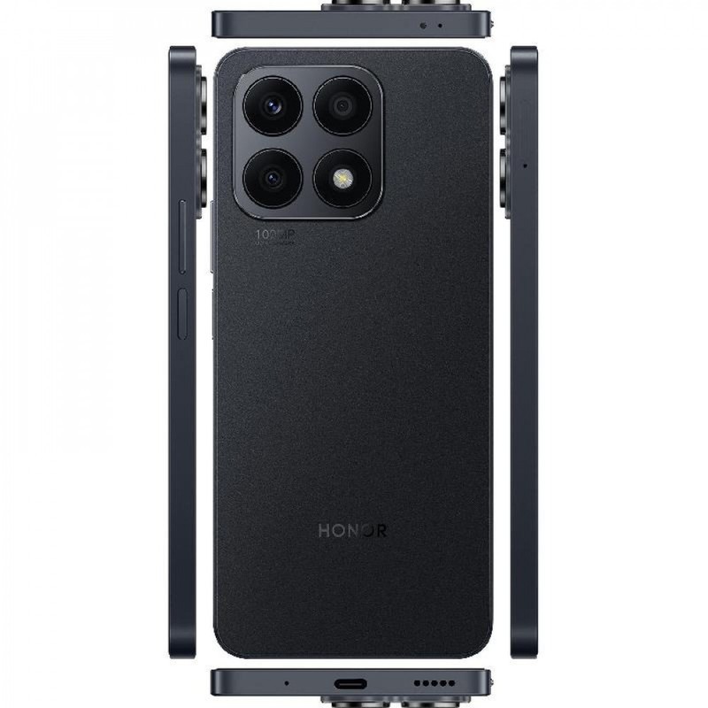 گوشی موبایل آنر مدل X8a دو سیم کارت ظرفیت 128 گیگابایت و رم 8 گیگابایت مشکی