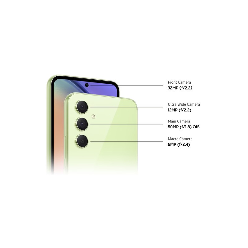 گوشی موبایل سامسونگ مدل Galaxy A54 5G دو سیم کارت ظرفیت 256 گیگابایت و رم 8 گیگابایت سفید